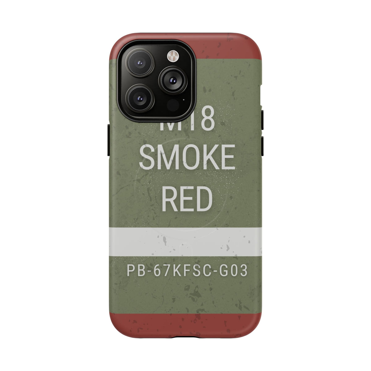 K-Factor Supply Co M18 Smoke (Red) Tough Magnetic iPhone Case iPhone 14 Pro Max