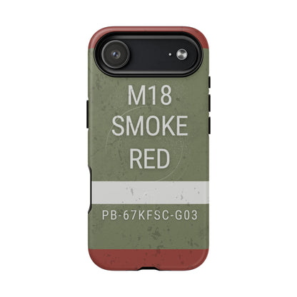 K-Factor Supply Co M18 Smoke (Red) Tough Magnetic iPhone Case iPhone 17 Air