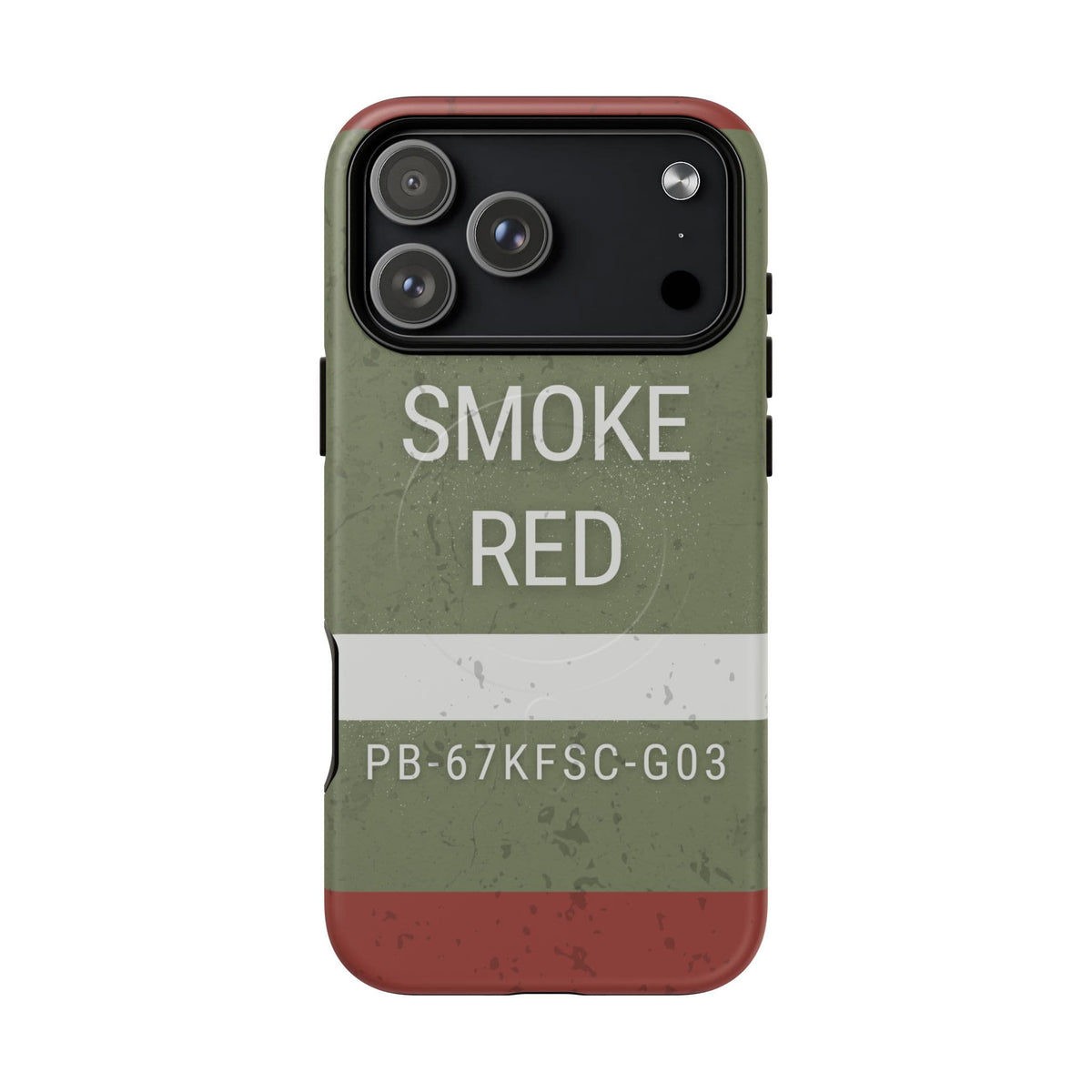 K-Factor Supply Co M18 Smoke (Red) Tough Magnetic iPhone Case iPhone 17 Pro Max