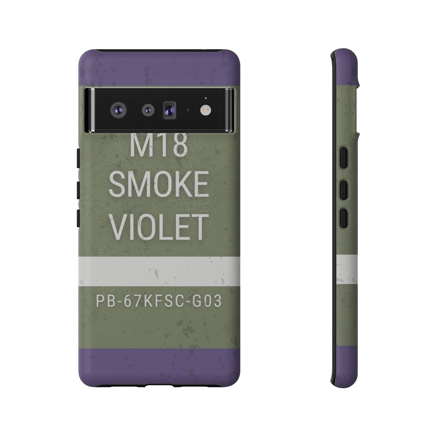 K-Factor Supply Co M18 Smoke (Violet) Tough Android Case Google Pixel 6 Pro