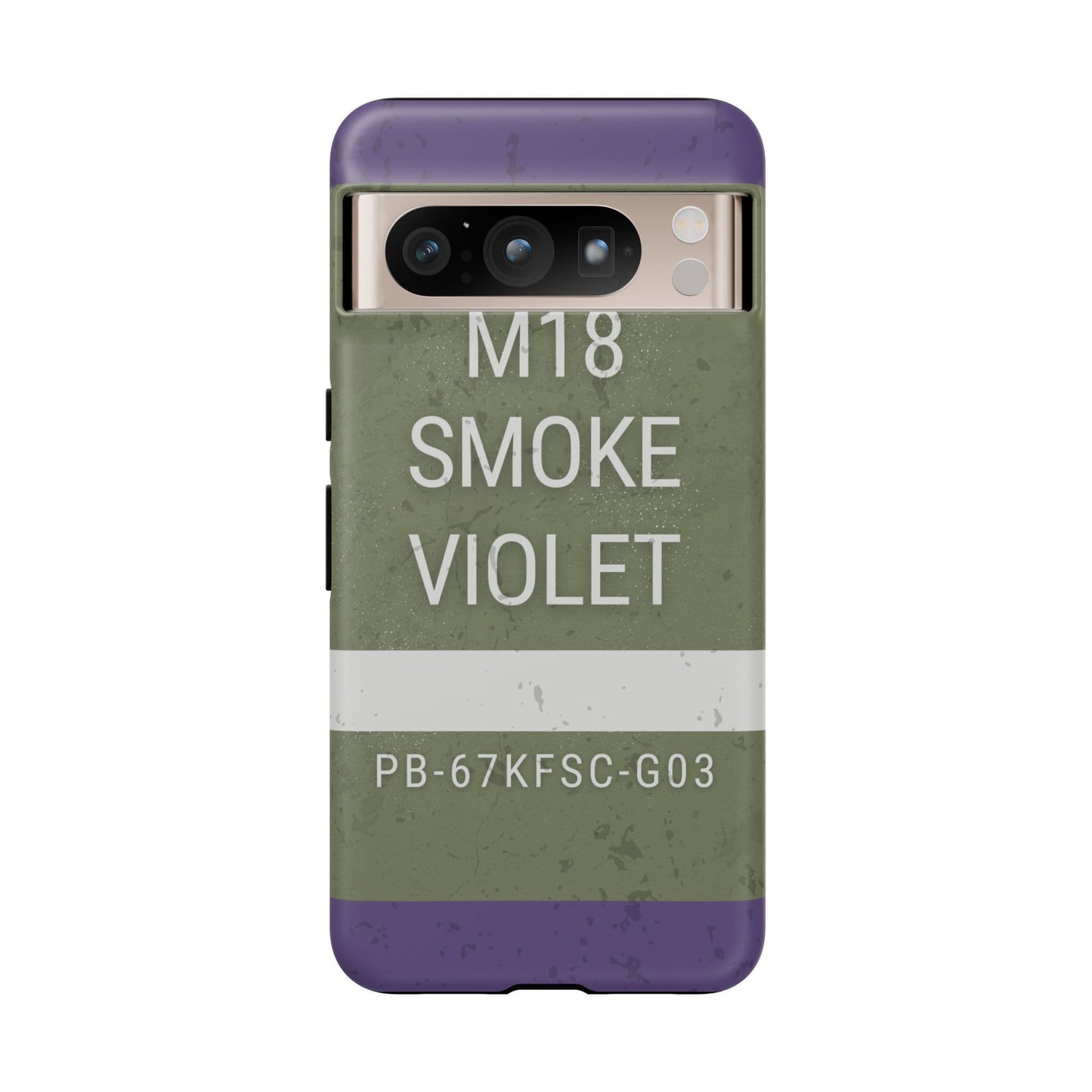 K-Factor Supply Co M18 Smoke (Violet) Tough Android Case Google Pixel 8 Pro