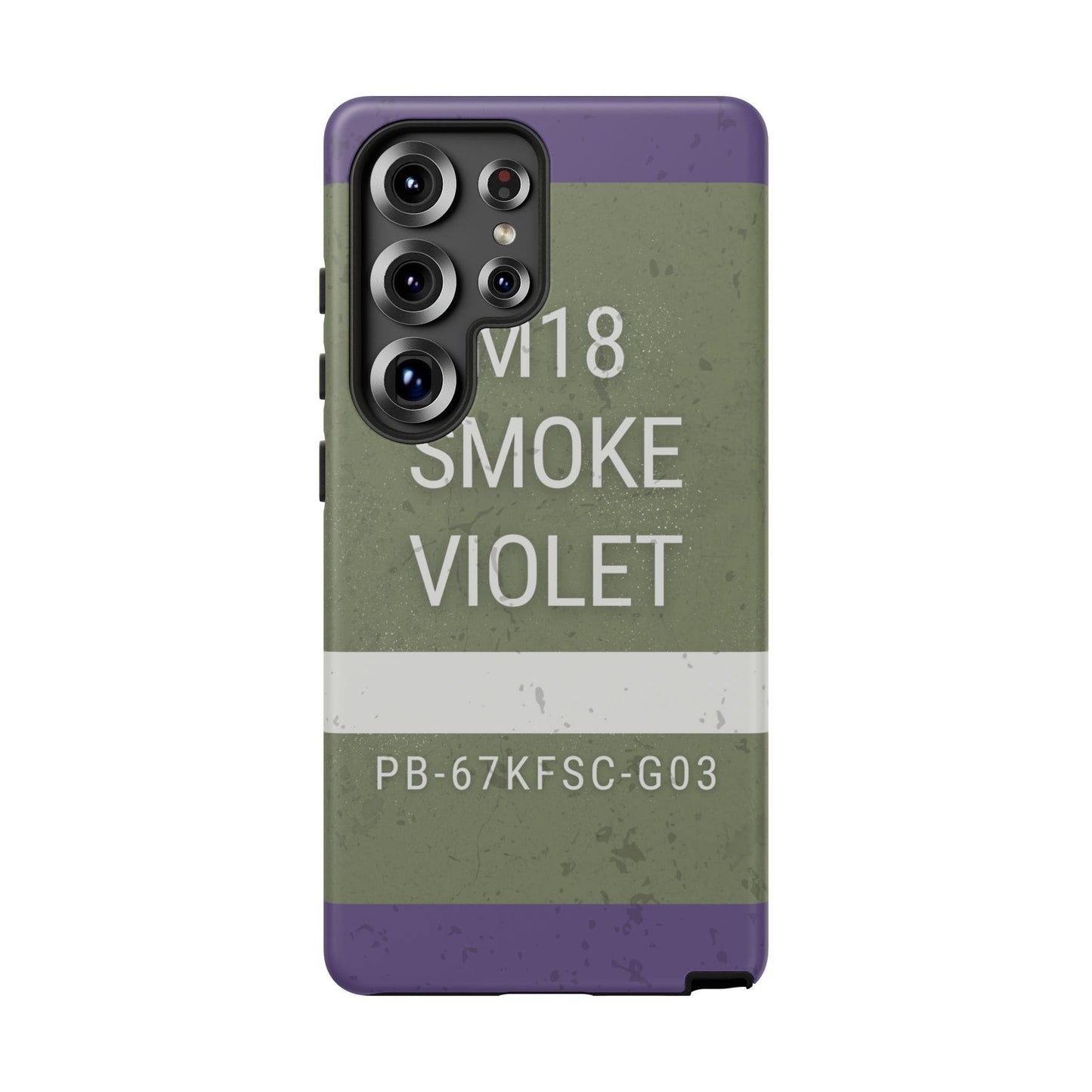 K-Factor Supply Co M18 Smoke (Violet) Tough Android Case Samsung Galaxy S25 Ultra