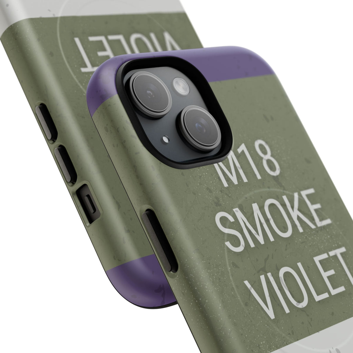K-Factor Supply Co M18 Smoke (Violet) Tough Magnetic iPhone Case