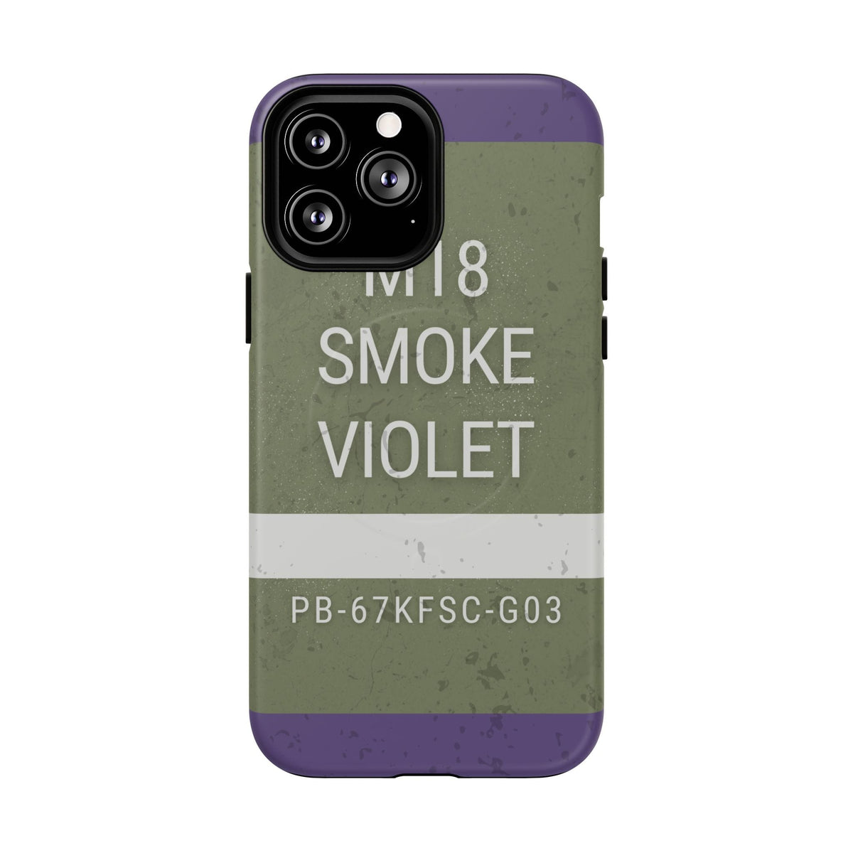 K-Factor Supply Co M18 Smoke (Violet) Tough Magnetic iPhone Case iPhone 13 Pro Max / Matte