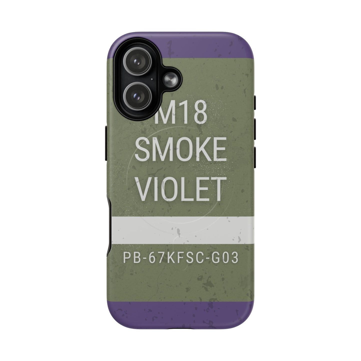 K-Factor Supply Co M18 Smoke (Violet) Tough Magnetic iPhone Case iPhone 17