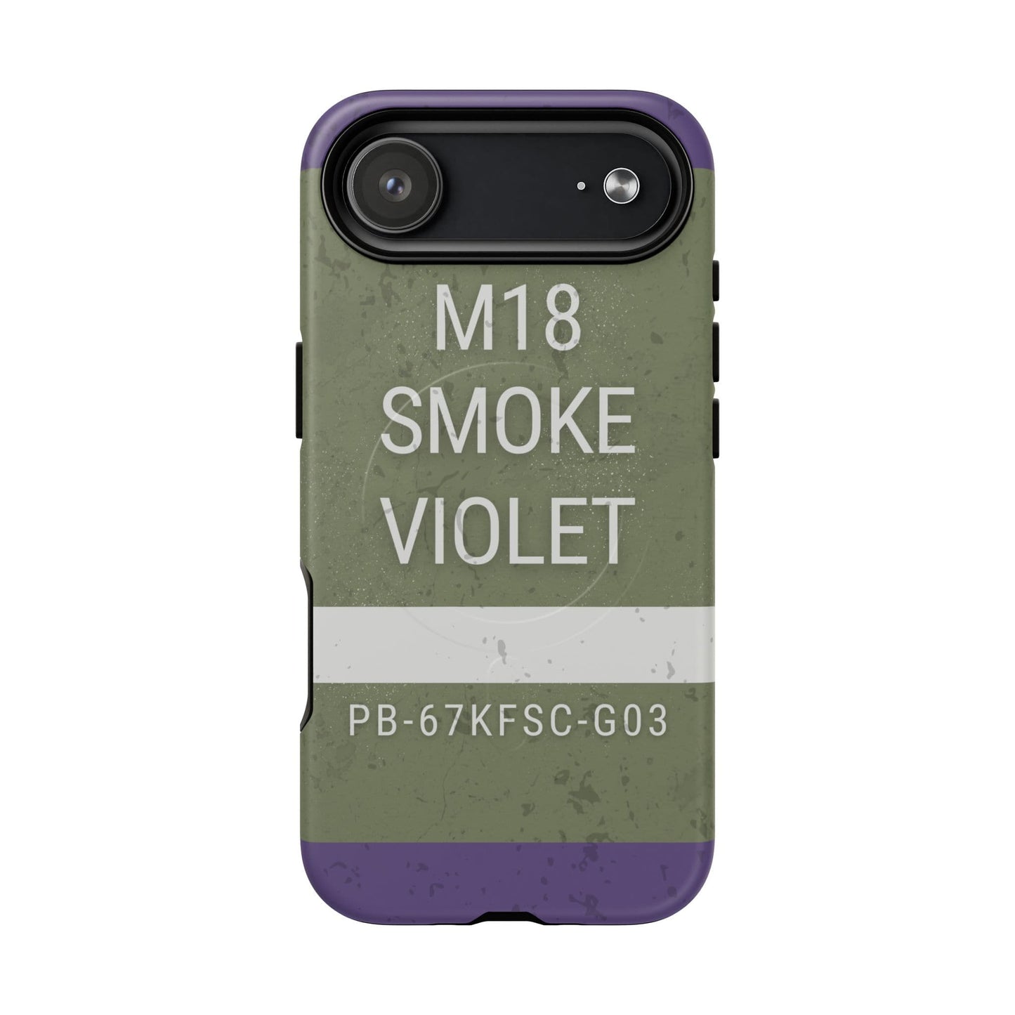 K-Factor Supply Co M18 Smoke (Violet) Tough Magnetic iPhone Case iPhone 17 Air