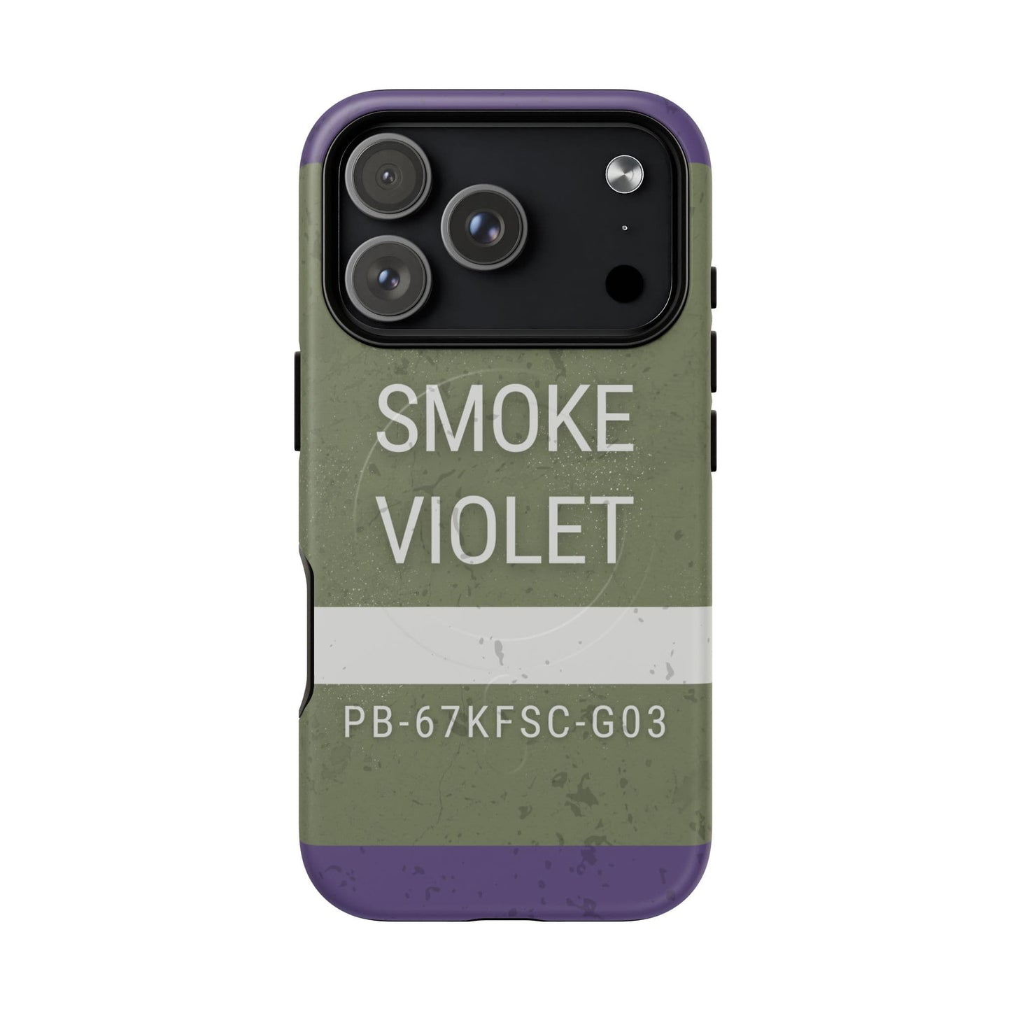 K-Factor Supply Co M18 Smoke (Violet) Tough Magnetic iPhone Case iPhone 17 Pro