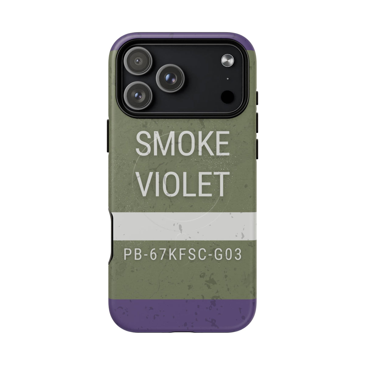 K-Factor Supply Co M18 Smoke (Violet) Tough Magnetic iPhone Case iPhone 17 Pro Max / Matte
