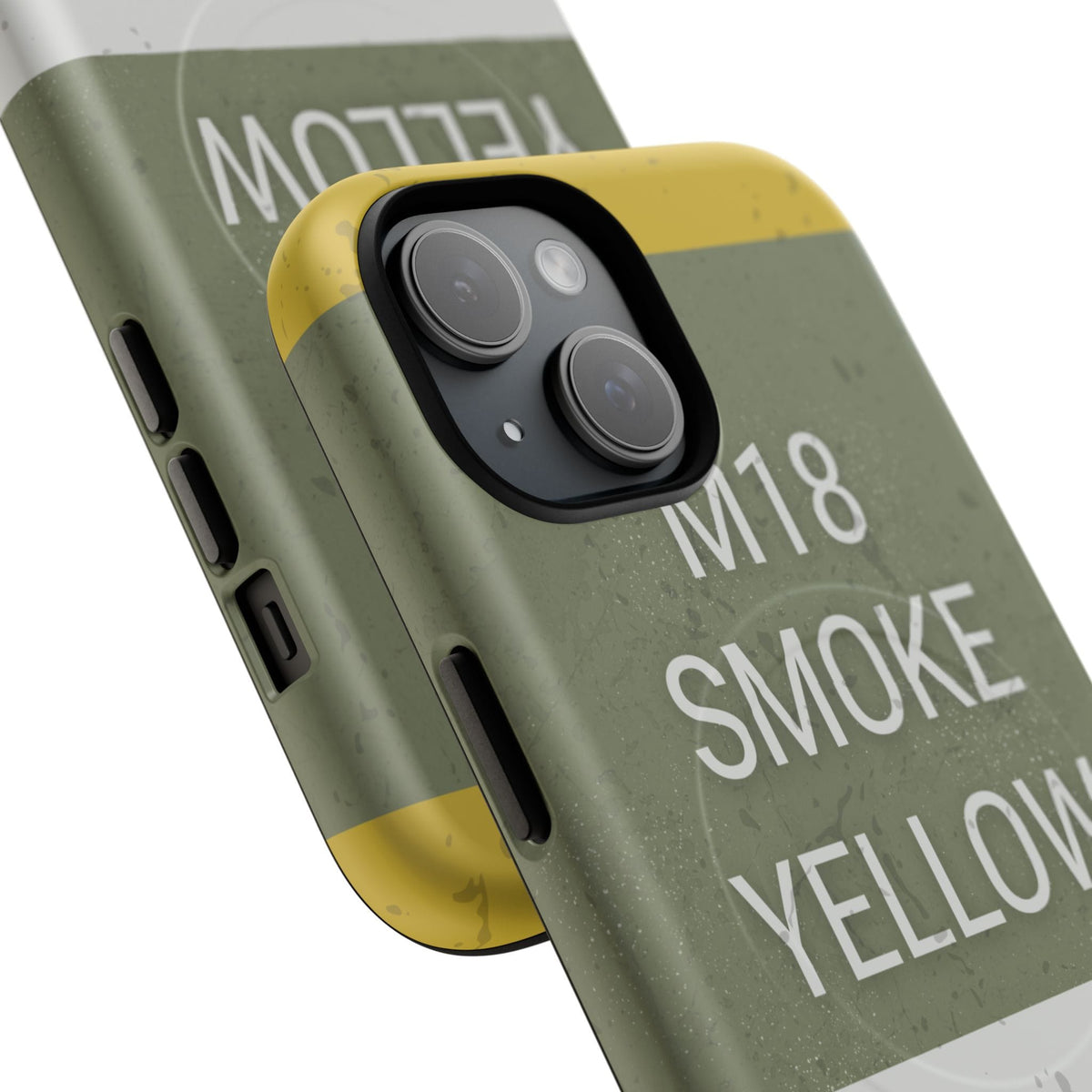 K-Factor Supply Co M18 Smoke (Yellow) Tough Magnetic iPhone Case