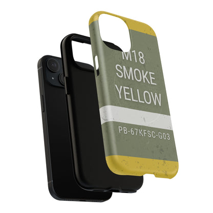 K-Factor Supply Co M18 Smoke (Yellow) Tough Magnetic iPhone Case