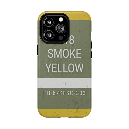 K-Factor Supply Co M18 Smoke (Yellow) Tough Magnetic iPhone Case iPhone 13 Pro / Matte