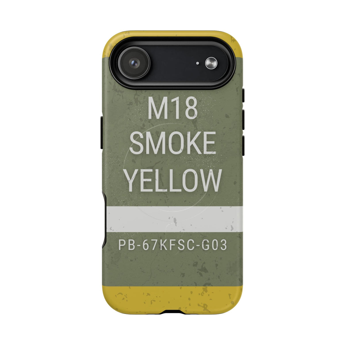 K-Factor Supply Co M18 Smoke (Yellow) Tough Magnetic iPhone Case iPhone 17 Air / Matte