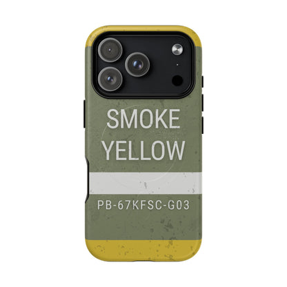 K-Factor Supply Co M18 Smoke (Yellow) Tough Magnetic iPhone Case iPhone 18 Pro / Matte
