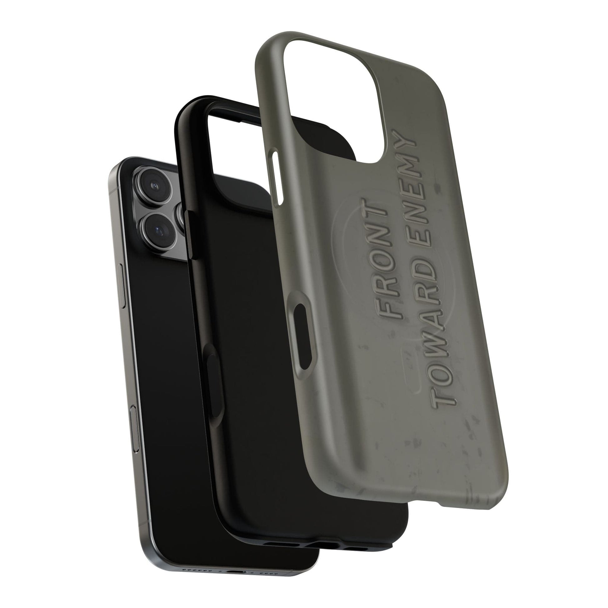 K-Factor Supply Co M18A1 Claymore Gen 3 (Dark ODG) Tough Magnetic iPhone Case