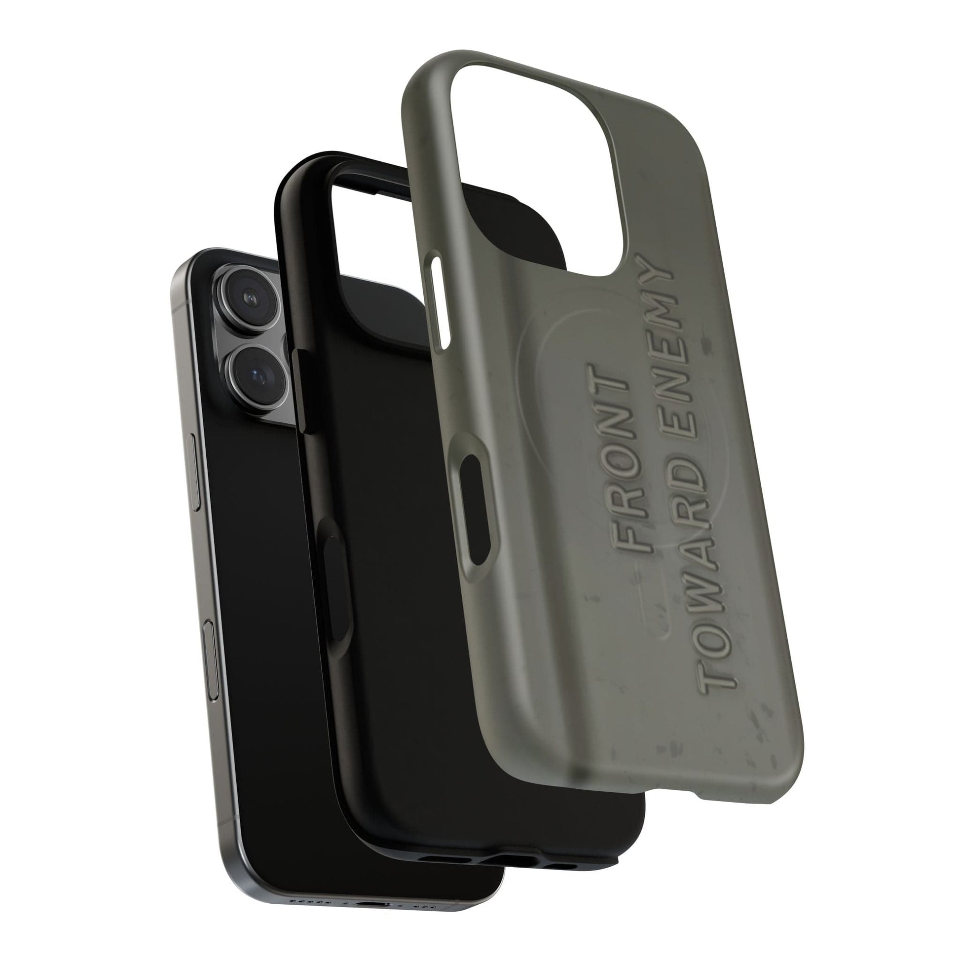 K-Factor Supply Co M18A1 Claymore Gen 3 (Dark ODG) Tough Magnetic iPhone Case