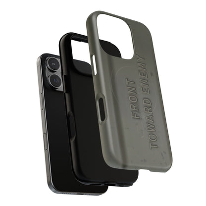 K-Factor Supply Co M18A1 Claymore Gen 3 (Dark ODG) Tough Magnetic iPhone Case
