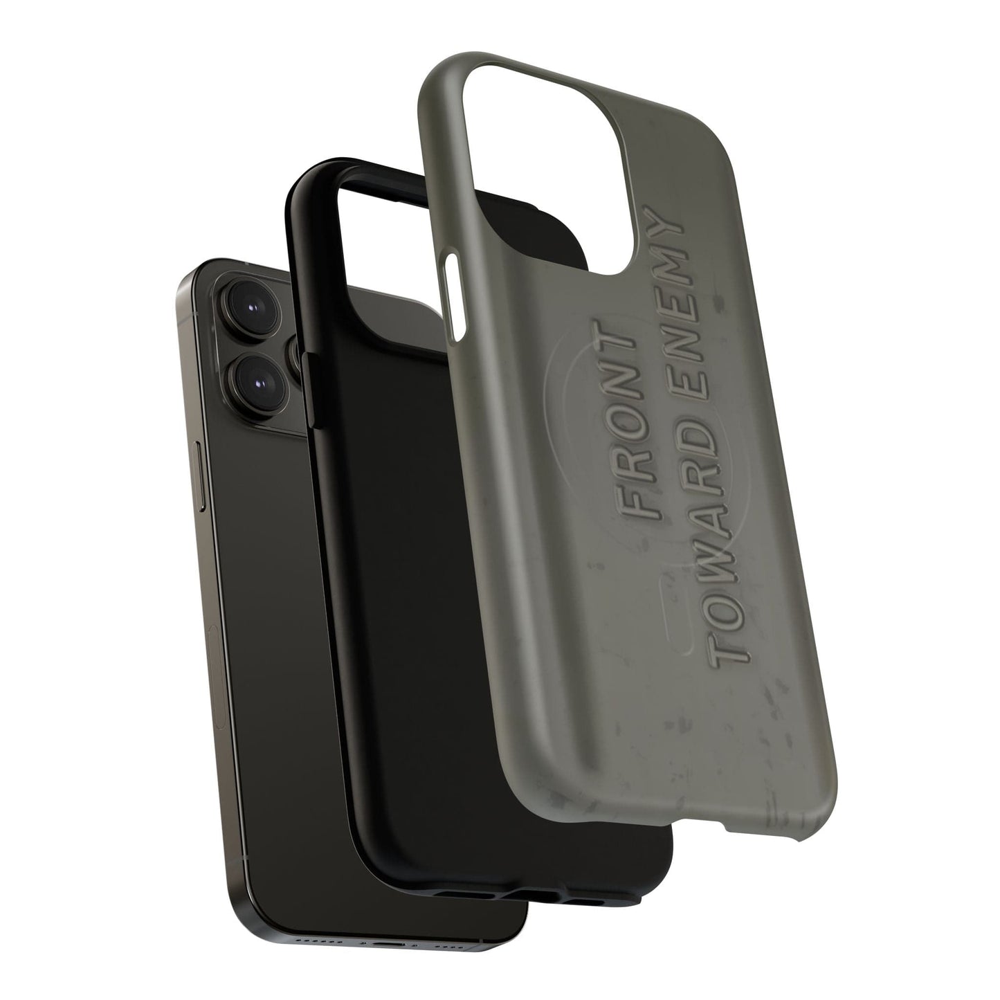 K-Factor Supply Co M18A1 Claymore Gen 3 (Dark ODG) Tough Magnetic iPhone Case