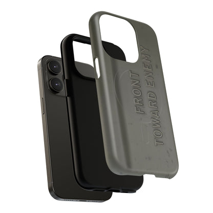 K-Factor Supply Co M18A1 Claymore Gen 3 (Dark ODG) Tough Magnetic iPhone Case