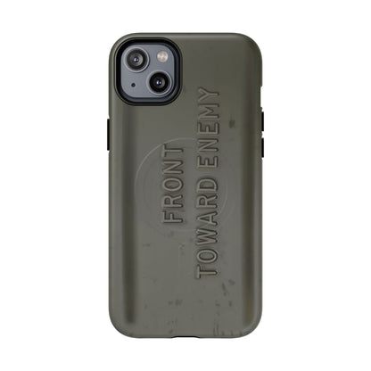 K-Factor Supply Co M18A1 Claymore Gen 3 (Dark ODG) Tough Magnetic iPhone Case iPhone 14 Plus