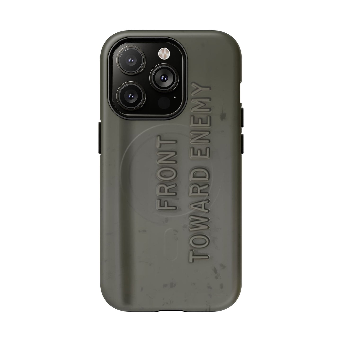 K-Factor Supply Co M18A1 Claymore Gen 3 (Dark ODG) Tough Magnetic iPhone Case iPhone 14 Pro