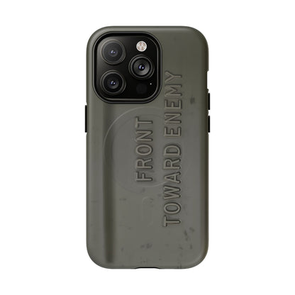 K-Factor Supply Co M18A1 Claymore Gen 3 (Dark ODG) Tough Magnetic iPhone Case iPhone 14 Pro