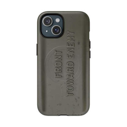 K-Factor Supply Co M18A1 Claymore Gen 3 (Dark ODG) Tough Magnetic iPhone Case iPhone 15