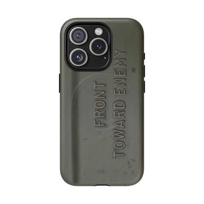 K-Factor Supply Co M18A1 Claymore Gen 3 (Dark ODG) Tough Magnetic iPhone Case iPhone 15 Pro