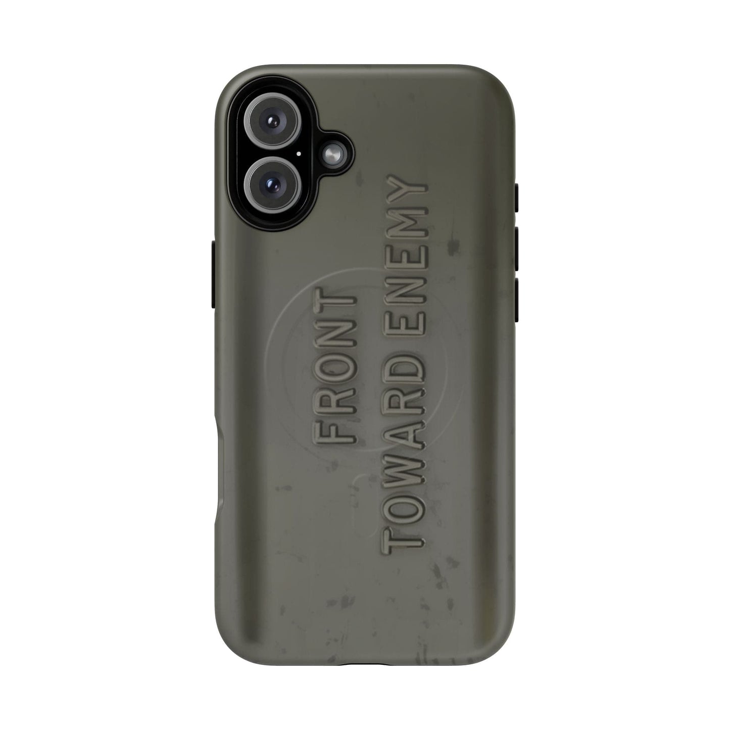K-Factor Supply Co M18A1 Claymore Gen 3 (Dark ODG) Tough Magnetic iPhone Case iPhone 16 Plus