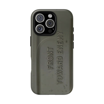 K-Factor Supply Co M18A1 Claymore Gen 3 (Dark ODG) Tough Magnetic iPhone Case iPhone 16 Pro