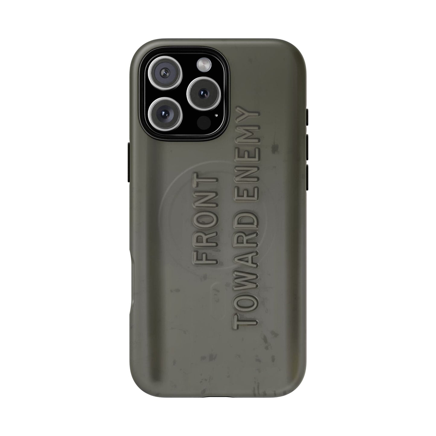 K-Factor Supply Co M18A1 Claymore Gen 3 (Dark ODG) Tough Magnetic iPhone Case iPhone 16 Pro Max