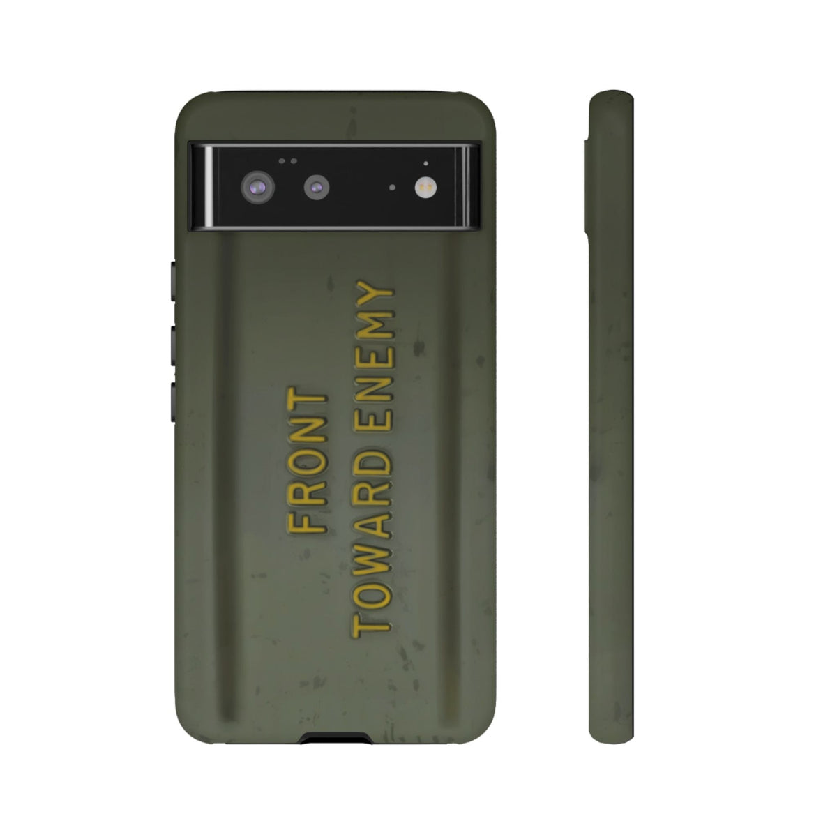 K-Factor Supply Co M18A1 Claymore Gen 3 (ODG/Yellow) Tough Android Case Google Pixel 6 / Matte