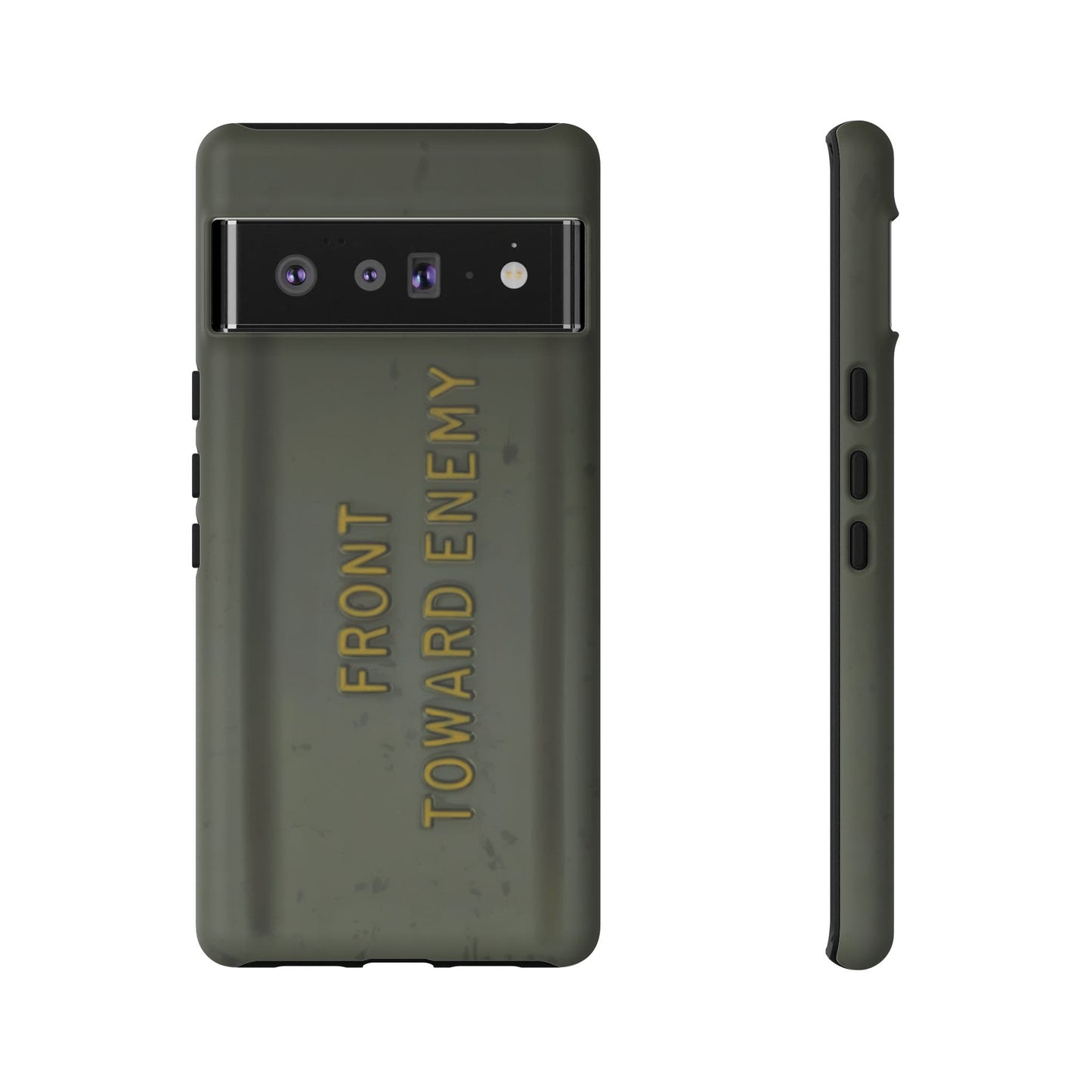 K-Factor Supply Co M18A1 Claymore Gen 3 (ODG/Yellow) Tough Android Case Google Pixel 6 Pro