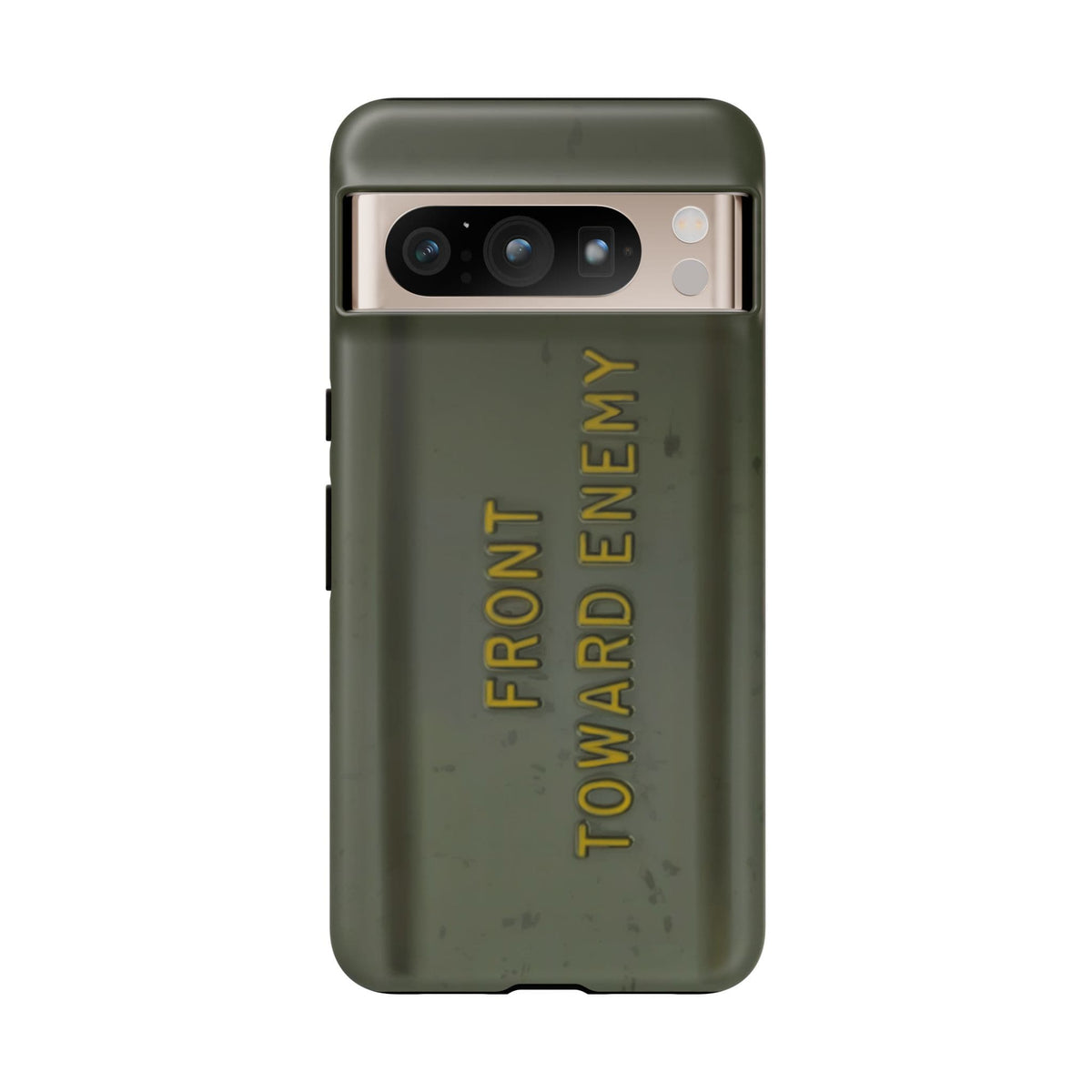 K-Factor Supply Co M18A1 Claymore Gen 3 (ODG/Yellow) Tough Android Case Google Pixel 8 Pro / Matte