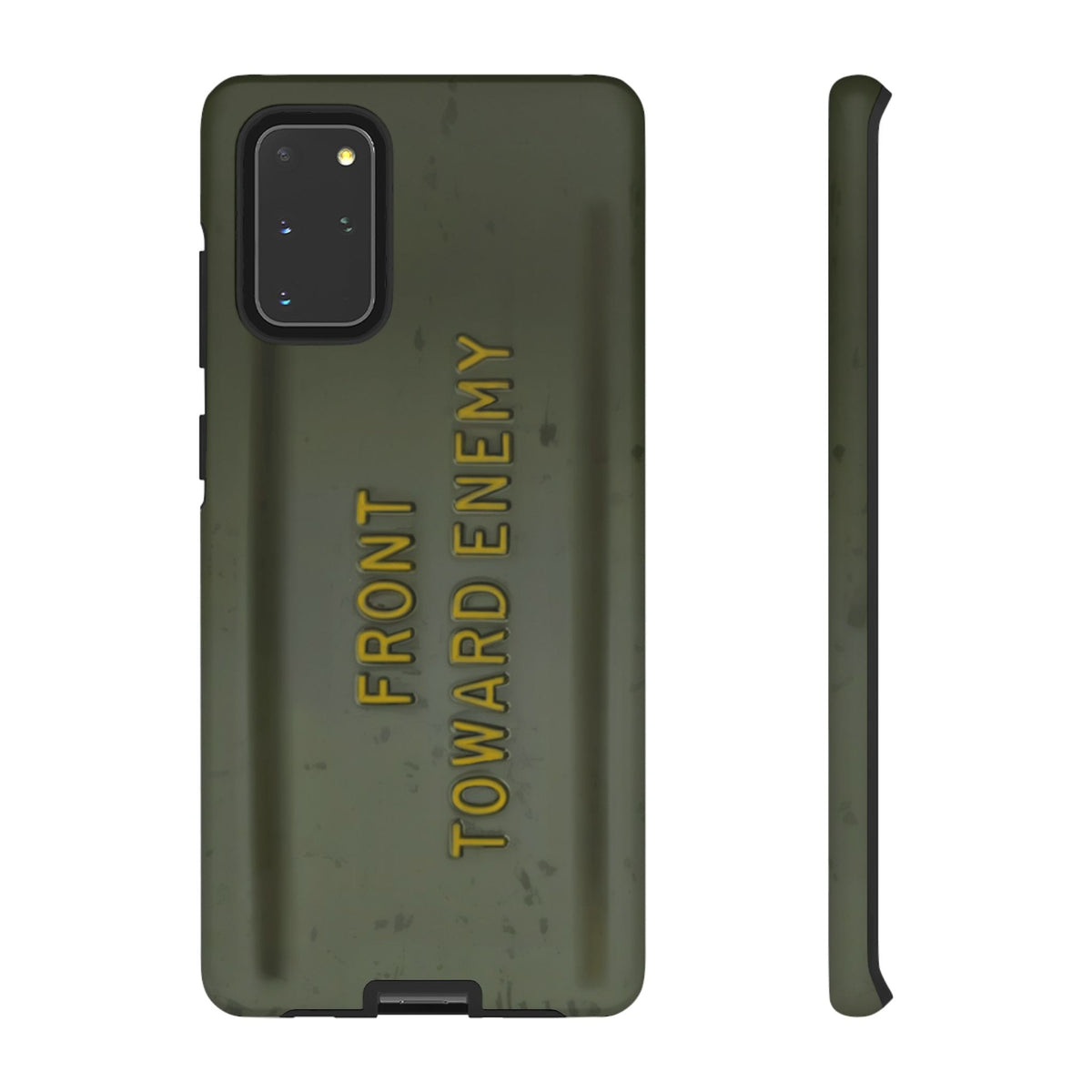 K-Factor Supply Co M18A1 Claymore Gen 3 (ODG/Yellow) Tough Android Case Samsung Galaxy S20+ / Matte