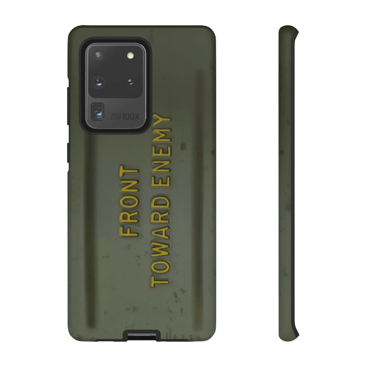K-Factor Supply Co M18A1 Claymore Gen 3 (ODG/Yellow) Tough Android Case Samsung Galaxy S20 Ultra / Matte