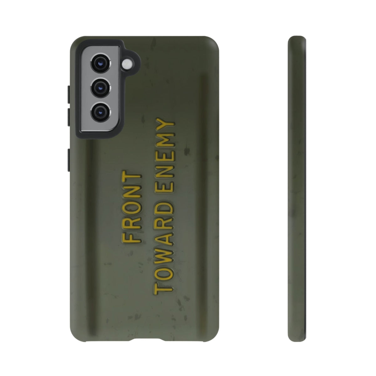 K-Factor Supply Co M18A1 Claymore Gen 3 (ODG/Yellow) Tough Android Case Samsung Galaxy S21 / Matte