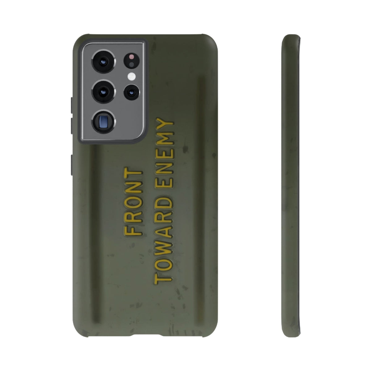K-Factor Supply Co M18A1 Claymore Gen 3 (ODG/Yellow) Tough Android Case Samsung Galaxy S21 Ultra / Matte