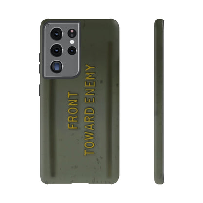 K-Factor Supply Co M18A1 Claymore Gen 3 (ODG/Yellow) Tough Android Case Samsung Galaxy S21 Ultra / Matte