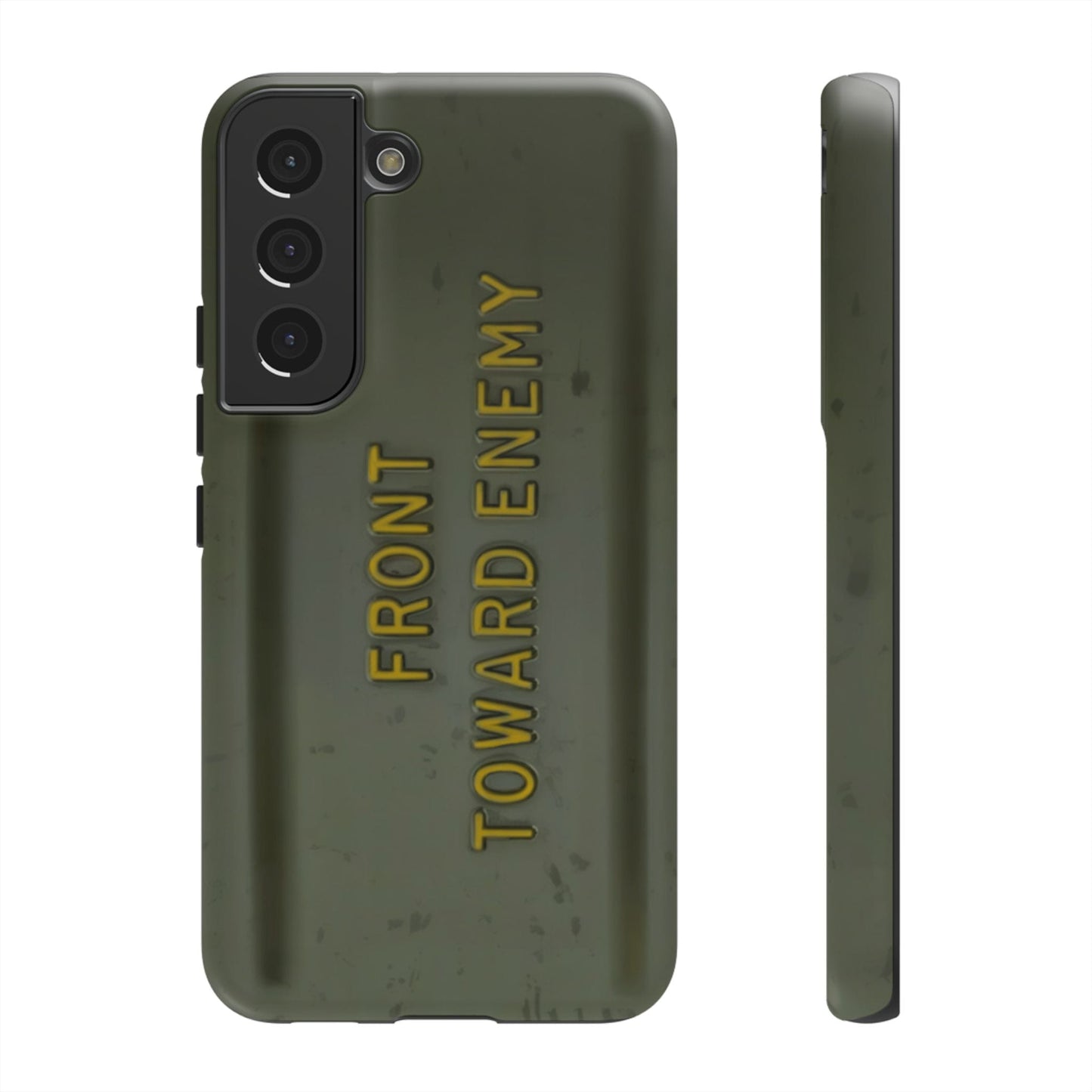 K-Factor Supply Co M18A1 Claymore Gen 3 (ODG/Yellow) Tough Android Case Samsung Galaxy S22