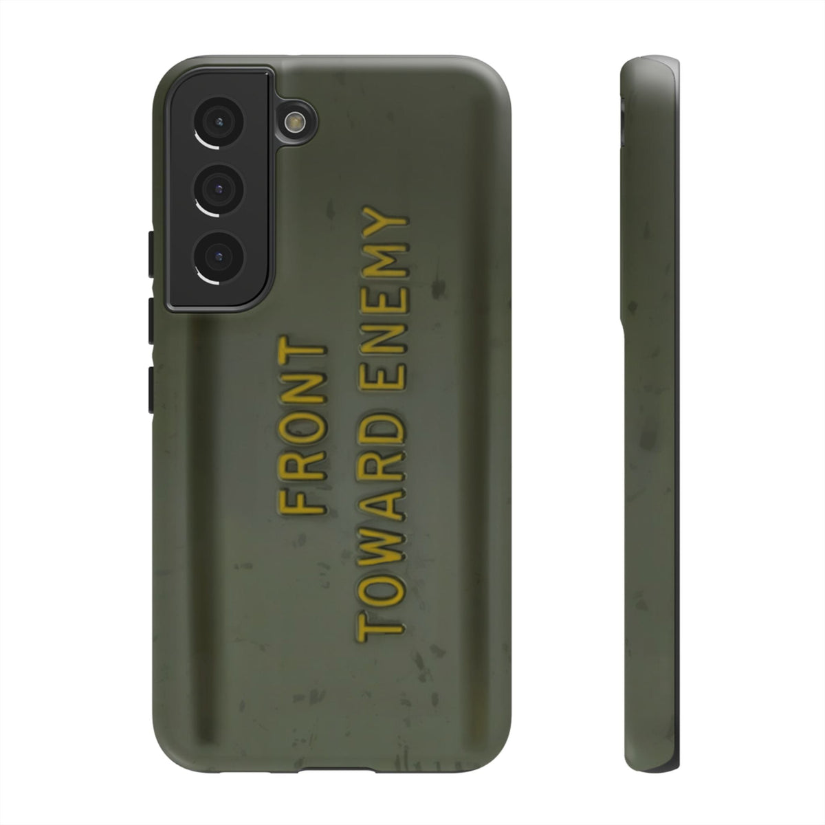 K-Factor Supply Co M18A1 Claymore Gen 3 (ODG/Yellow) Tough Android Case Samsung Galaxy S22 / Matte