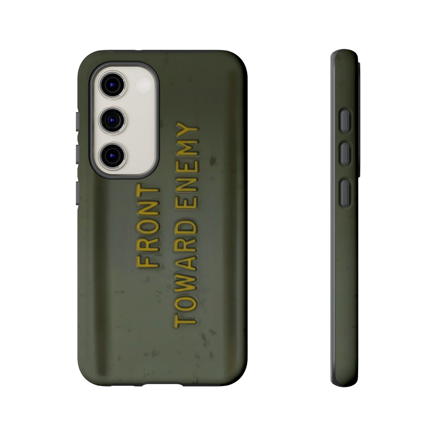 K-Factor Supply Co M18A1 Claymore Gen 3 (ODG/Yellow) Tough Android Case Samsung Galaxy S23