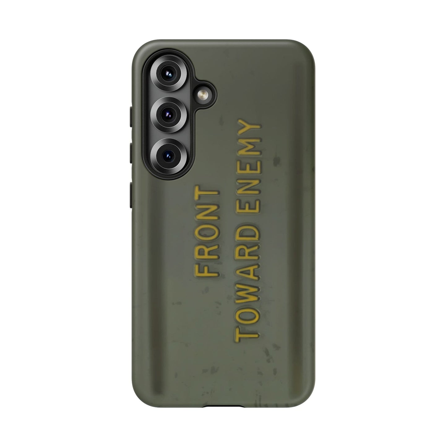 K-Factor Supply Co M18A1 Claymore Gen 3 (ODG/Yellow) Tough Android Case Samsung Galaxy S25