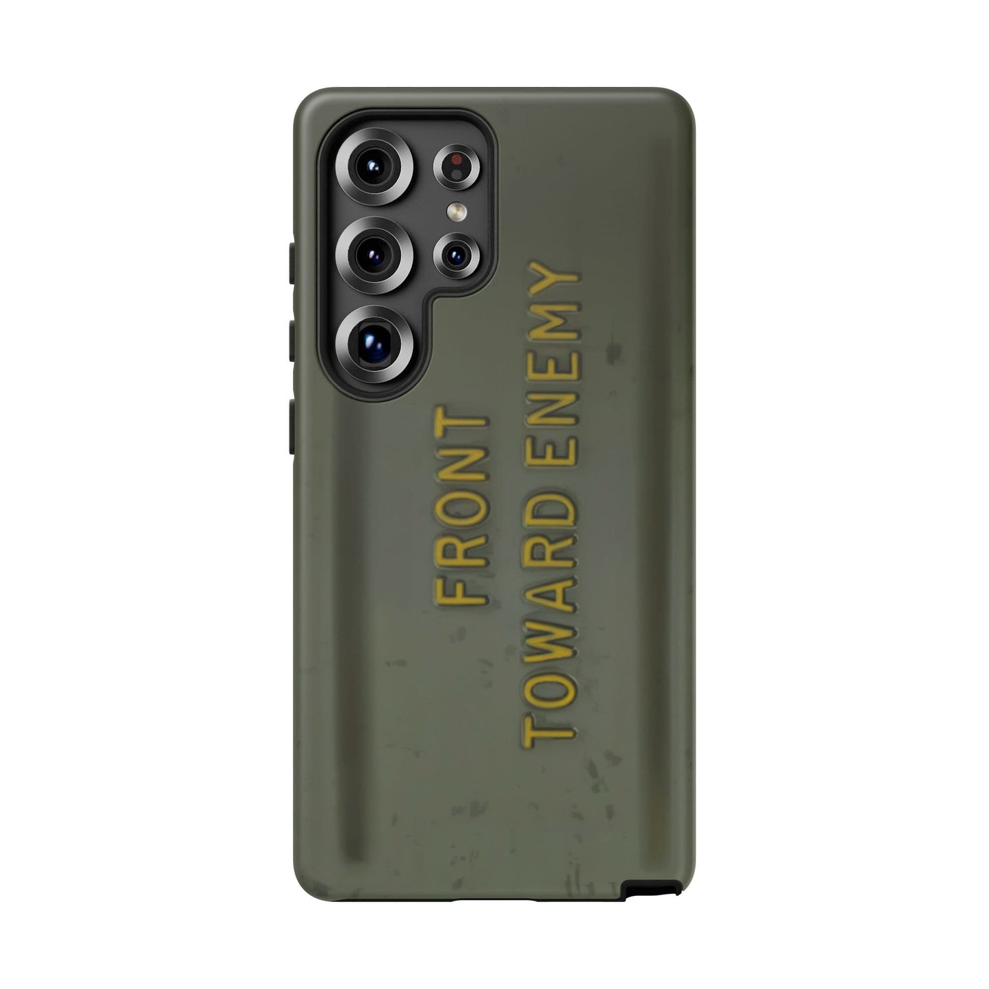K-Factor Supply Co M18A1 Claymore Gen 3 (ODG/Yellow) Tough Android Case Samsung Galaxy S25 Ultra