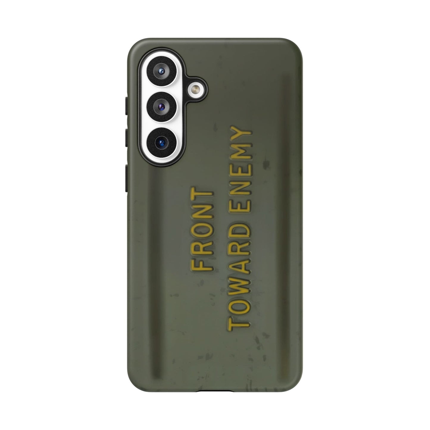 K-Factor Supply Co M18A1 Claymore Gen 3 (ODG/Yellow) Tough Android Case Samsung Galaxy S26 Plus