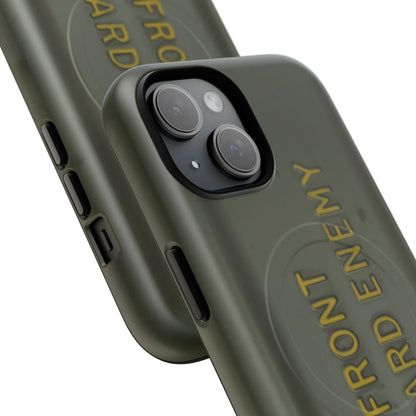K-Factor Supply Co M18A1 Claymore Gen 3 (ODG/Yellow) Tough Magnetic iPhone Case
