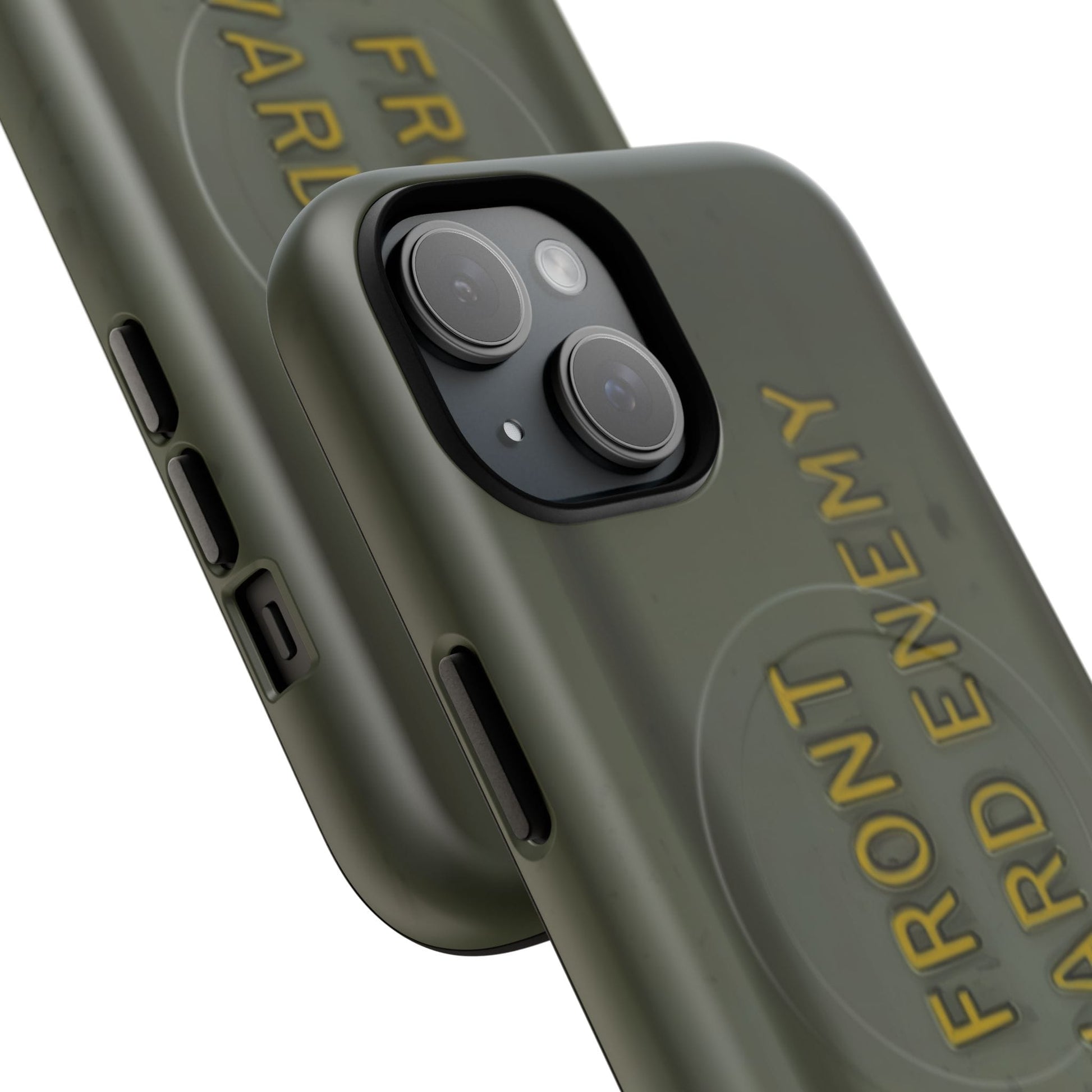 K-Factor Supply Co M18A1 Claymore Gen 3 (ODG/Yellow) Tough Magnetic iPhone Case