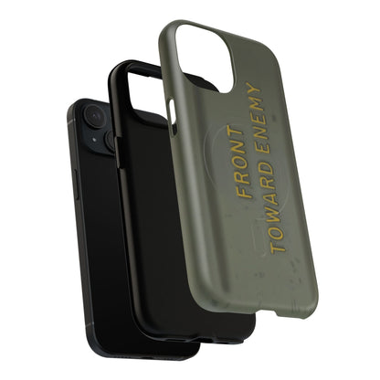 K-Factor Supply Co M18A1 Claymore Gen 3 (ODG/Yellow) Tough Magnetic iPhone Case