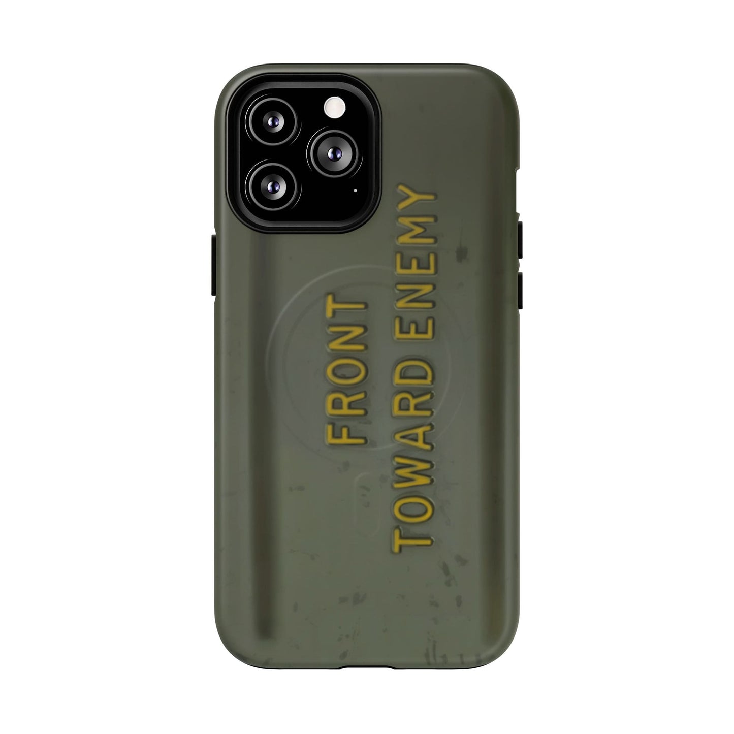 K-Factor Supply Co M18A1 Claymore Gen 3 (ODG/Yellow) Tough Magnetic iPhone Case iPhone 13 Pro Max