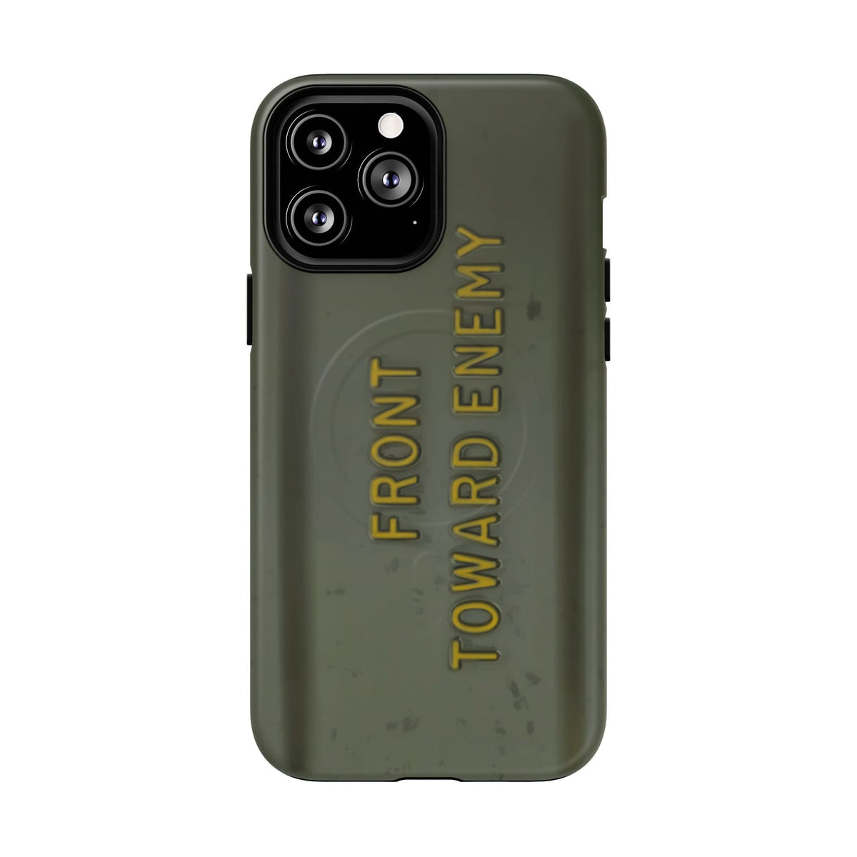 K-Factor Supply Co M18A1 Claymore Gen 3 (ODG/Yellow) Tough Magnetic iPhone Case iPhone 13 Pro Max / Matte