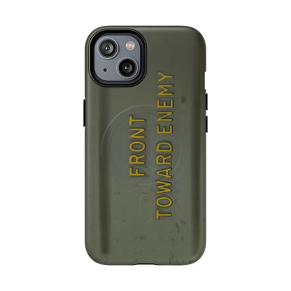 K-Factor Supply Co M18A1 Claymore Gen 3 (ODG/Yellow) Tough Magnetic iPhone Case iPhone 14